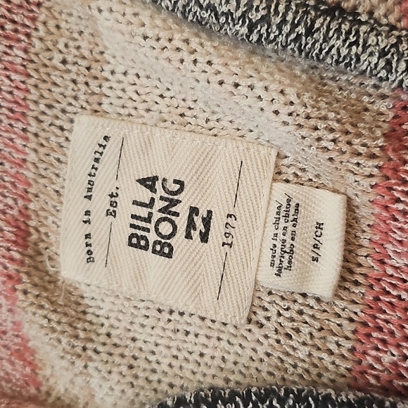 Billabong Baha Beach hoodie with kangaroo pocket size Small - Picture 2 of 7